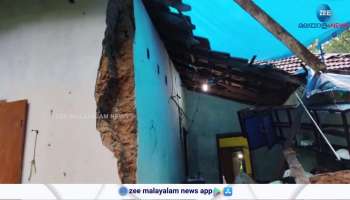 3 houses were destroyed in Pallipuram and Kotoor and trees were uprooted by strong winds