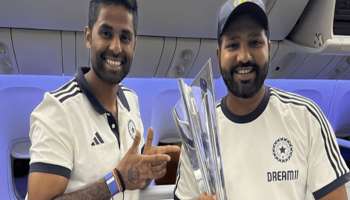 T20WorldCup2024: വിശ്വകിരീടവുമായി ഇന്ത്യൻ ടീം ജന്‍മനാട്ടിൽ; വിമാനത്താവളത്തിൽ ഉജ്ജ്വല വരവേൽപ്പ് 
