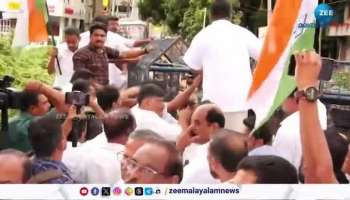 Protest led by Pathanamthitta DCC demanding Veena George's resignation