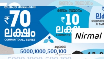 Kerala Lottery Result Today: 70 ലക്ഷത്തിന്റെ ഭാഗ്യശാലി ആര്? നിര്‍മല്‍ NR-389 ലോട്ടറി ഫലം പ്രഖ്യാപിച്ചു