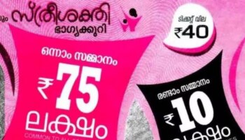 Kerala Lottery Result Today: 75 ലക്ഷത്തിന്റെ ഭാ​ഗ്യവാൻ നിങ്ങളാണോ...? സ്ത്രീശക്തി ലോട്ടറിഫലം പ്രഖ്യാപിച്ചു