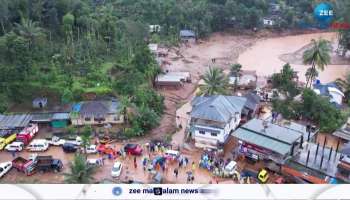 Wayanad Landslide: Heli cam footage of the landslide