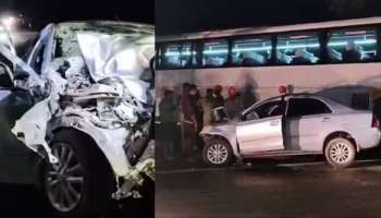 Kollam Car Accident: കൊല്ലത്ത് കാറും ടൂറിസ്റ്റ് ബസും കൂട്ടിയിടിച്ച് രണ്ട് മരണം; അപകടത്തിൽപ്പെട്ടത് ശബരിമല തീർഥാടക സംഘം, ഒരാളുടെ നില ​ഗുരുതരം