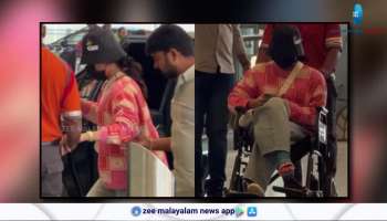 Rashmika Mandanna suffers gym injury fans concerned after wheelchair video