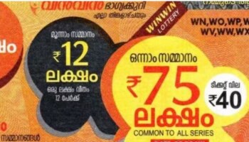 Kerala Lottery Result 2025: 75 ലക്ഷത്തിന്റെ ഭാഗ്യശാലിയെ തിരഞ്ഞെടുത്തു; വിന്‍ വിന്‍ ഭാ​ഗ്യക്കുറി ഫലം പ്രഖ്യാപിച്ചു