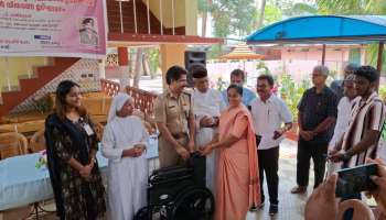 Care And Share Foundation: സ്നേഹത്തിന്റെ കരസ്പർശം, അശരണർക്ക് കൈത്താങ്ങായി മമ്മൂട്ടി; വീൽ ചെയറുകൾ വിതരണം ചെയ്തു