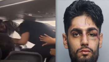 Mid-Flight Chaos: വിമാനയാത്രയ്ക്കിടെ സഹയാത്രികനെ ആക്രമിച്ച ഇന്ത്യൻവംശജൻ അറസ്റ്റിൽ