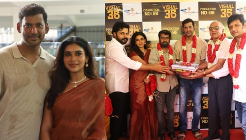 Vishal 35: വിശാൽ നായകനാകുന്ന പുതിയ ചിത്രം &#039;വിശാൽ 35&#039;ന് തുടക്കം; നായിക തുഷാര