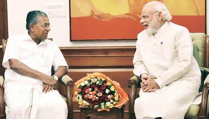 കേരളത്തിന്റെ ആവശ്യം ഗൗരവപൂര്വം പരിഗണിക്കാമെന്ന് പ്രധാനമന്ത്രി നരേന്ദ്രമോദി കേരളത്തിന്റെ ആവശ്യം ഗൗരവപൂര്വം പരിഗണിക്കാമെന്ന് പ്രധാനമന്ത്രി നരേന്ദ്രമോദി