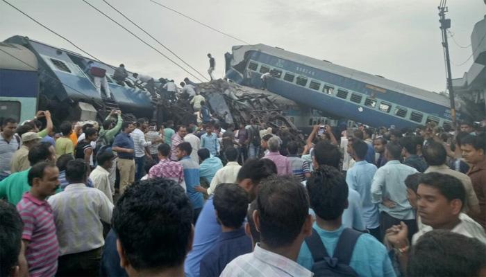 ഉത്തര്‍പ്രദേശില്‍ ട്രെയിന്‍ പാളംതെറ്റി, നിരവധിപേര്‍ക്ക് പരിക്ക്