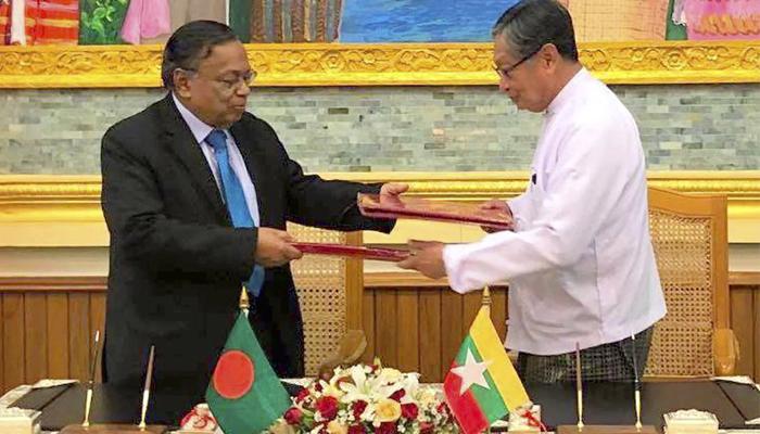 റോഹിങ്ക്യന് അഭയാര്ത്ഥി പ്രശ്നം: ഇരുരാജ്യങ്ങളും തമ്മില് ആദ്യ കരാര് ഒപ്പുവച്ചു റോഹിങ്ക്യന് അഭയാര്ത്ഥി പ്രശ്നം: ഇരുരാജ്യങ്ങളും തമ്മില് ആദ്യ കരാര് ഒപ്പുവച്ചു
