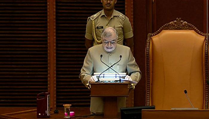 സംസ്ഥാനത്തെ പ്രശംസിച്ചുകൊണ്ട് ഗവര്ണ്ണറുടെ നയപ്രഖ്യാപന പ്രസംഗം സംസ്ഥാനത്തെ പ്രശംസിച്ചുകൊണ്ട് ഗവര്ണ്ണറുടെ നയപ്രഖ്യാപന പ്രസംഗം