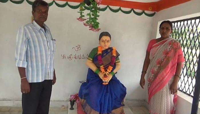 അനശ്വര പ്രണയം: ഭാര്യയ്ക്ക് വേണ്ടി ക്ഷേത്രം നിര്മ്മിച്ച് ഭര്ത്താവ് അനശ്വര പ്രണയം: ഭാര്യയ്ക്ക് വേണ്ടി ക്ഷേത്രം നിര്മ്മിച്ച് ഭര്ത്താവ്