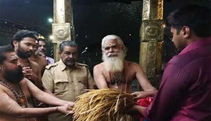 തന്ത്രിയില്ലാതെ ശബരിമലയില് നിറപുത്തരി ചടങ്ങുകള് നടത്തി തന്ത്രിയില്ലാതെ ശബരിമലയില് നിറപുത്തരി ചടങ്ങുകള് നടത്തി