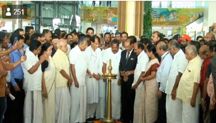 കാത്തിരിപ്പിന് വിരാമം, കണ്ണൂര് വിമാനത്താവളത്തില് നിന്ന് ആദ്യ വിമാനം പറന്നുയര്ന്നു കാത്തിരിപ്പിന് വിരാമം, കണ്ണൂര് വിമാനത്താവളത്തില് നിന്ന് ആദ്യ വിമാനം പറന്നുയര്ന്നു