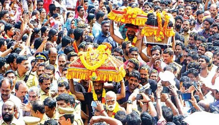 വന് സുരക്ഷയില് തിരുവാഭരണ ഘോഷയാത്ര ഇന്ന് പുറപ്പെടും വന് സുരക്ഷയില് തിരുവാഭരണ ഘോഷയാത്ര ഇന്ന് പുറപ്പെടും