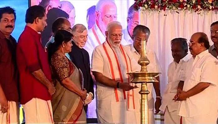 കൊല്ലം ബൈപ്പാസ് പ്രധാനമന്ത്രി നാടിന് സമര്പ്പിച്ചു കൊല്ലം ബൈപ്പാസ് പ്രധാനമന്ത്രി നാടിന് സമര്പ്പിച്ചു