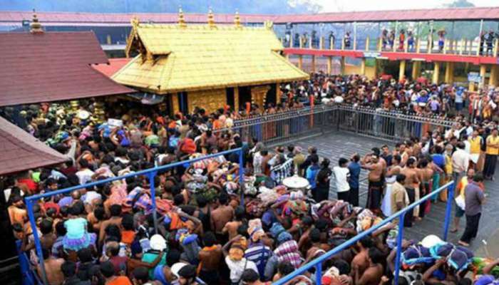 നിരോധനാജ്ഞ ഇല്ലാതെ മാസ പൂജ പൂര്ത്തിയാക്കി നടയടച്ചു നിരോധനാജ്ഞ ഇല്ലാതെ മാസ പൂജ പൂര്ത്തിയാക്കി നടയടച്ചു