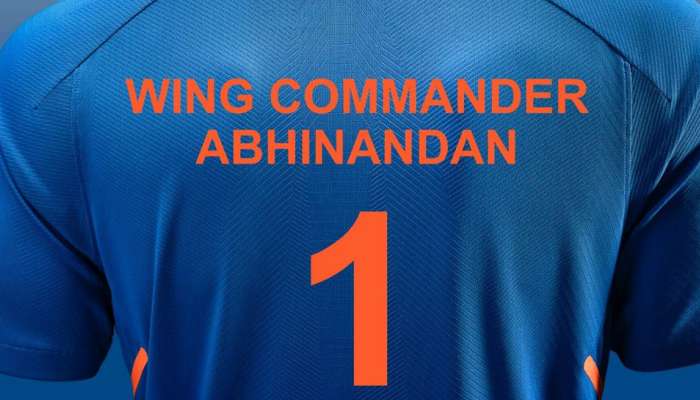 വി൦ഗ് കമാന്ഡര് അഭിനന്ദന് ഒന്നാം നമ്പര് ജഴ്സിയില്!! വി൦ഗ് കമാന്ഡര് അഭിനന്ദന് ഒന്നാം നമ്പര് ജഴ്സിയില്!!