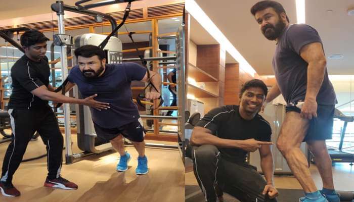 മസ്സില് പെരുപ്പിച്ച് മോഹന്ലാല്!! മസ്സില് പെരുപ്പിച്ച് മോഹന്ലാല്!!