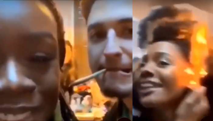 Viral Video: വെറൈറ്റിയ്ക്ക് 'ലൈറ്റര്' കമ്മലിട്ടതാ... Viral Video: വെറൈറ്റിയ്ക്ക് 'ലൈറ്റര്' കമ്മലിട്ടതാ...