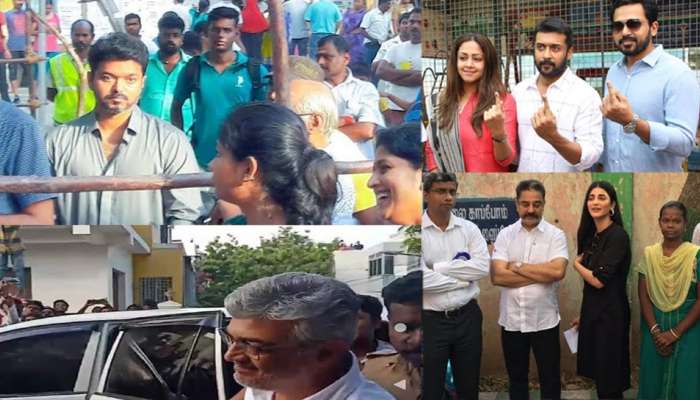 Video: തമിഴ് നാട്ടിലെ 'താര' വോട്ടുകള്!! Video: തമിഴ് നാട്ടിലെ 'താര' വോട്ടുകള്!!