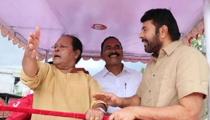 ഇന്നസെന്റിനായി വോട്ട് തേടി മമ്മൂക്ക ഇന്നസെന്റിനായി വോട്ട് തേടി മമ്മൂക്ക