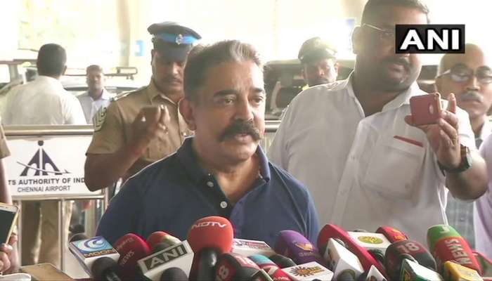 ഗോഡ്സെ പരാമര്ശം: അറസ്റ്റില് ഭയമില്ലെന്ന് കമല് ഹാസന് ഗോഡ്സെ പരാമര്ശം: അറസ്റ്റില് ഭയമില്ലെന്ന് കമല് ഹാസന്