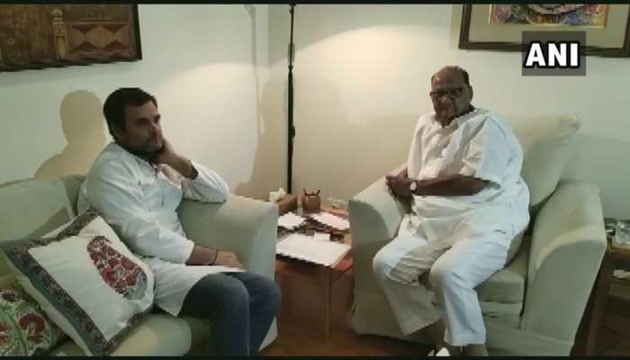 രാഹുല് ഗാന്ധി ശരത് പവാറുമായി കൂടിക്കാഴ്ച നടത്തി രാഹുല് ഗാന്ധി ശരത് പവാറുമായി കൂടിക്കാഴ്ച നടത്തി