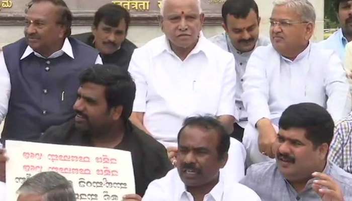 കര്"നാടകം": ബിജെപി നേതാക്കള് ഗവര്ണറെ കാണും കര്"നാടകം": ബിജെപി നേതാക്കള് ഗവര്ണറെ കാണും
