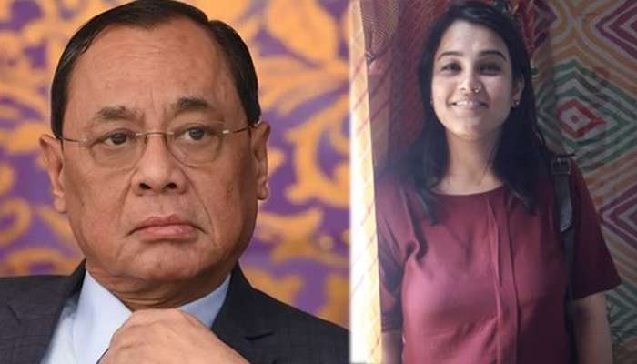 ഗൊഗോയിൽ നിന്ന് മെഡൽ വാങ്ങില്ല; പ്രതിഷേധവുമായി ഒന്നാം റാങ്കുകാരി!! ഗൊഗോയിൽ നിന്ന് മെഡൽ വാങ്ങില്ല; പ്രതിഷേധവുമായി ഒന്നാം റാങ്കുകാരി!!