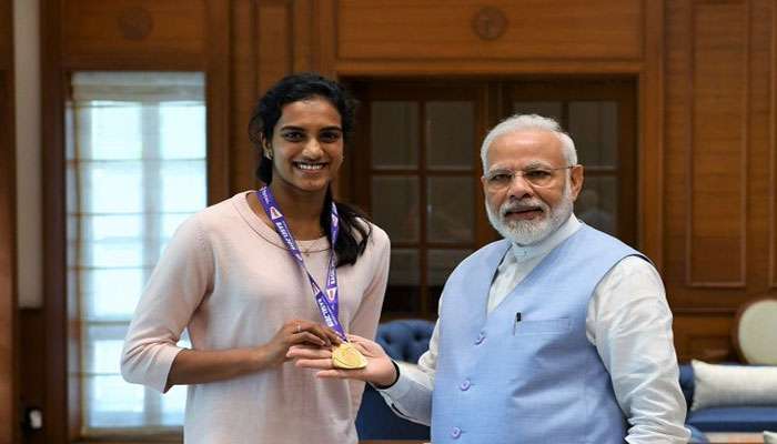 പി.വി. സിന്ധു ഇന്ത്യയുടെ അഭിമാനം: പ്രധാനമന്ത്രി പി.വി. സിന്ധു ഇന്ത്യയുടെ അഭിമാനം: പ്രധാനമന്ത്രി