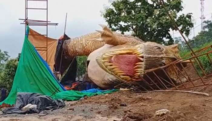 കൂറ്റന് ദിനോസര് തകര്ന്നു!! കൂറ്റന് ദിനോസര് തകര്ന്നു!!