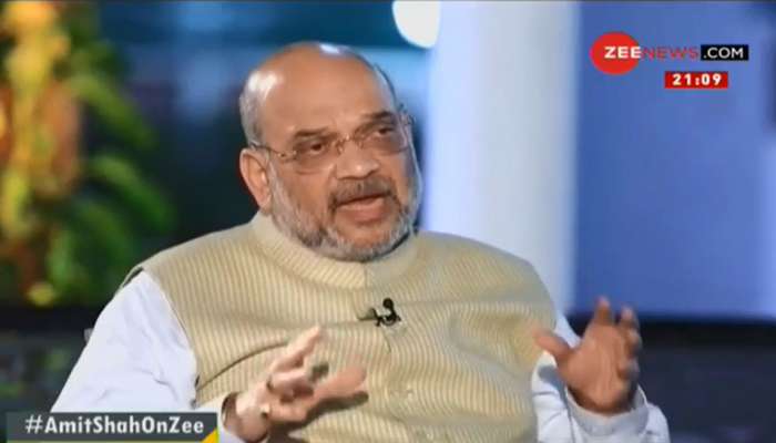 #AmitshaonZee:  കശ്മീരിലെ സ്ഥിതിഗതികള്‍ 100% സാധാരണമാണ്