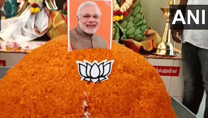 PM Narendra Modi's birthday: കാമാച്ചി അമ്മന്‍ ക്ഷേത്രത്തില്‍ 70 കിലോ ലഡു വിതരണം ചെയ്ത് ബിജെപി പ്രവര്‍ത്തകര്‍!!