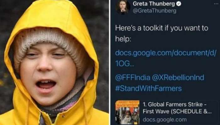 Greta Thunberg Toolkit: വിശദാംശങ്ങൾ തേടി google ന് കത്ത് നൽകി Delhi Police 