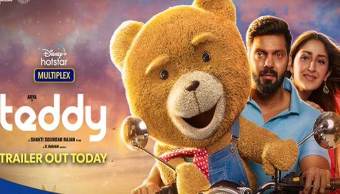 Movie Trailer: Arya യുടെ ത്രില്ലർ ചിത്രം "Teddy" യുടെ Trailer എത്തി; ചിത്രം മാർച്ച് 12 ന് Release ചെയ്യും