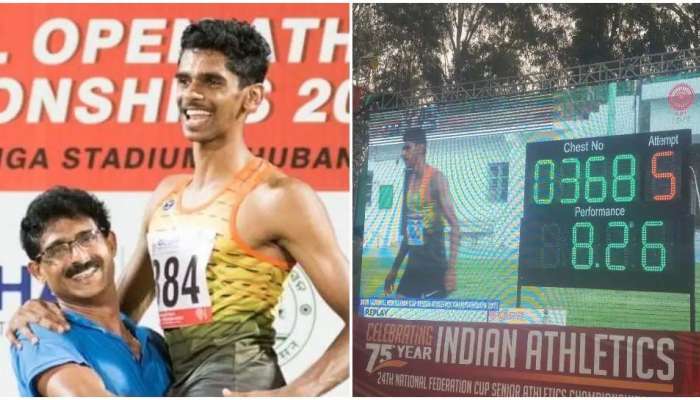 മലയാളി Long Jump താരം Murli Sreeshankar സ്വന്തം ദേശീയ റിക്കോർഡ് തിരുത്തി Tokyo Olympics ന് യോ​ഗ്യത നേടി