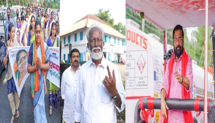 Kerala Assembly Election 2021:നേമവും കഴക്കൂട്ടവും കത്തിക്കയറുന്നു: വോട്ടിങ്ങ് ശതമാന 40ലേക്ക് അടുക്കുന്നു