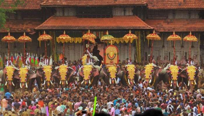 Thrissur Pooram 2021: ഇന്ന് പൂരം, കണിമംഗലം ശാസ്താവ് എഴുന്നള്ളി, ആരവങ്ങളില്ലാതെ ഇന്ന് ഇലഞ്ഞിച്ചോട്ടിൽ പാണ്ടി