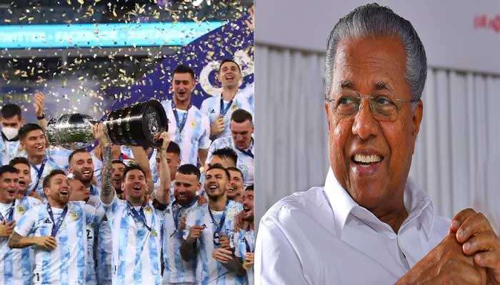 Copa America Final 2021: മെസിയുടെ വിജയത്തിൽ പങ്കുചേർന്ന് മുഖ്യമന്ത്രി പിണറായി വിജയൻ