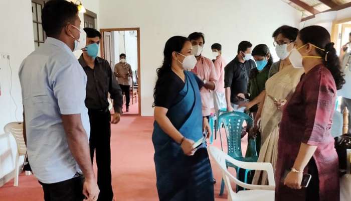 Nipah കണ്‍ട്രോള്‍ റൂം പ്രവര്‍ത്തനങ്ങള്‍ വിലയിരുത്തി Health Minister Veena George