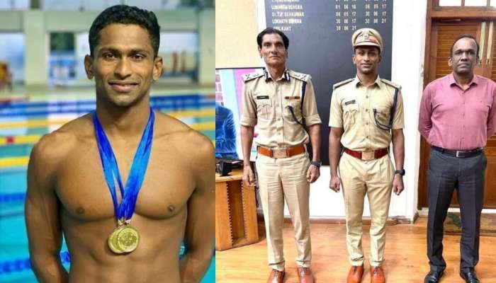 Olympian Sajan Prakash : ഒളിമ്പിക്സിൽ പങ്കെടുത്ത സജൻ പ്രകാശിന് കേരള പോലീസിൽ അസിസ്റ്റന്റ് കമാഡന്റായി സ്ഥാനക്കയറ്റം