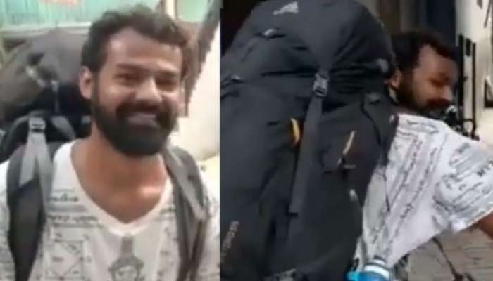 Pranav Mohanlal At Manali : പ്രണവ് മോഹൻലാലിനെ വഴിയിൽ നിന്ന് കിട്ടി, വീഡിയോ പങ്കുവെച്ച് സഞ്ചാരി