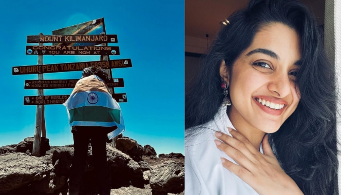 Nivetha Thomas : കിളിമഞ്ചാരോ കീഴടക്കി നടി നിവേദ തോമസ്