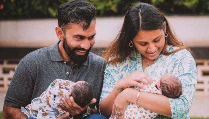 Dinesh Karthik: ദിനേശ് കാര്‍ത്തിക്, ദീപിക പള്ളിക്കല്‍ ദമ്പതികള്‍ക്ക്  ഇരട്ടക്കുട്ടികള്‍ 