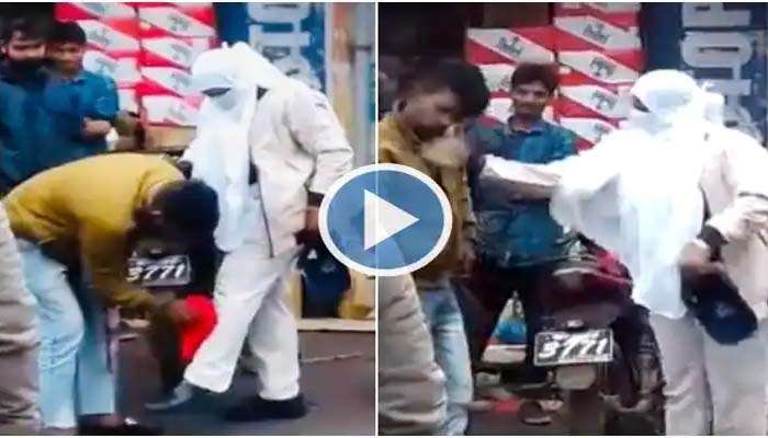 Viral Video: വനിതാ പോലീസിന്‍റെ കുപ്പായത്തില്‍ ചെളി തെറിപ്പിച്ച് യുവാവ്, പിന്നീട്  സംഭവിച്ചത്...!! വീഡിയോ വൈറല്‍