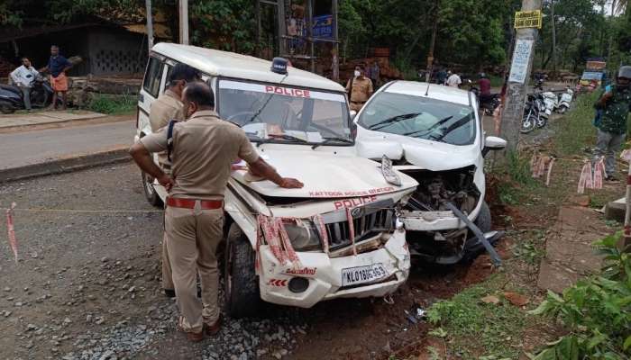 ചെയ്സ്, ആക്ഷൻ: പോലീസ് ജീപ്പ് കുറുകെയിട്ട് കാർ ഇടിച്ച് നിർത്തി പ്രതികളെ പിടികൂടി; തൃശൂരില്‍ ലഹരിമാഫിയ പോലീസ് പിടിയിൽ