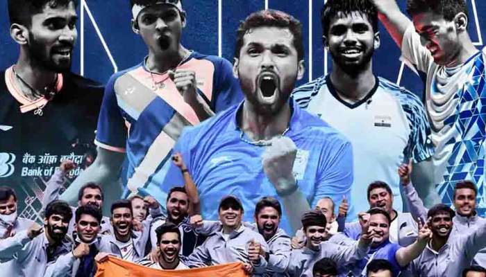 Thomas Cup 2022 : ചരിത്രത്തിലാദ്യമായി തോമസ് കപ്പിൽ മുത്തിമിട്ട് ഇന്ത്യ; നേട്ടം മലയാളിക്കരുത്തിൽ