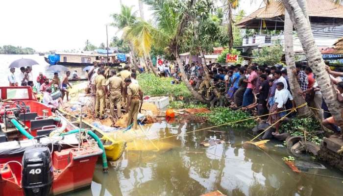 House Boat Drown: കുട്ടനാട്ടിൽ ഹൗസ് ബോട്ട് മുങ്ങി ജീവനക്കാരൻ മരിച്ചു